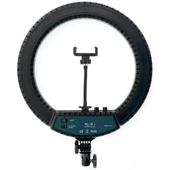 Кольцевая лампа от сети с пультом 45 см (RL-18) - фото 2