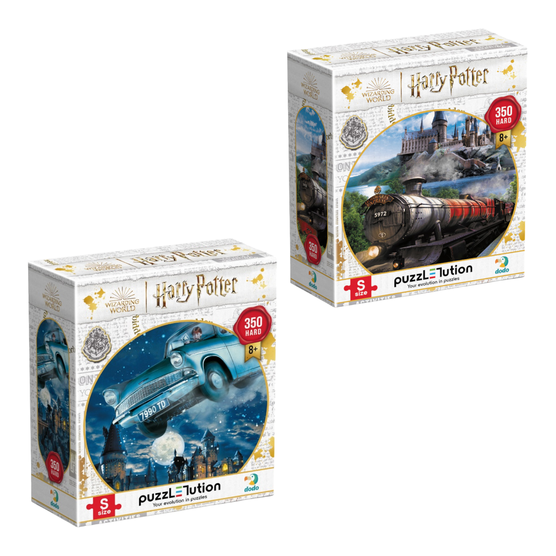 Набор пазлов DoDo Harry Potter Форд Англия и Хогвартский экспресс Hard-S (113083)