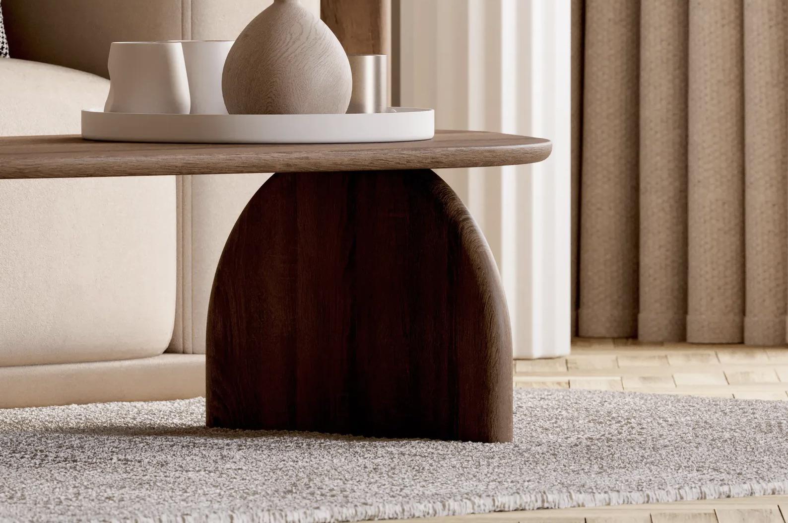 Журнальный столик дизайнерский из массива дуба Hens (2693956709) - фото 2 Журнальный столик дизайнерский из массива дуба Hens (2693956709) - фото 2