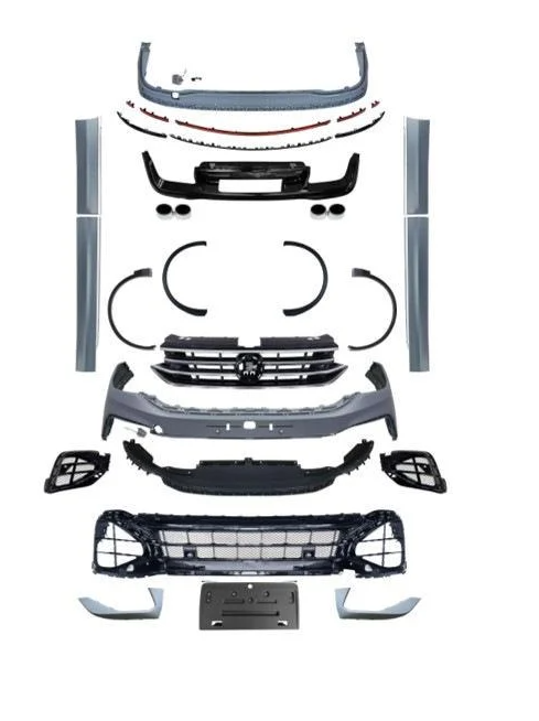 Комплект обвесов R GT Tuning для Volkswagen Tiguan 2016-2023 гг. пластик под покраску