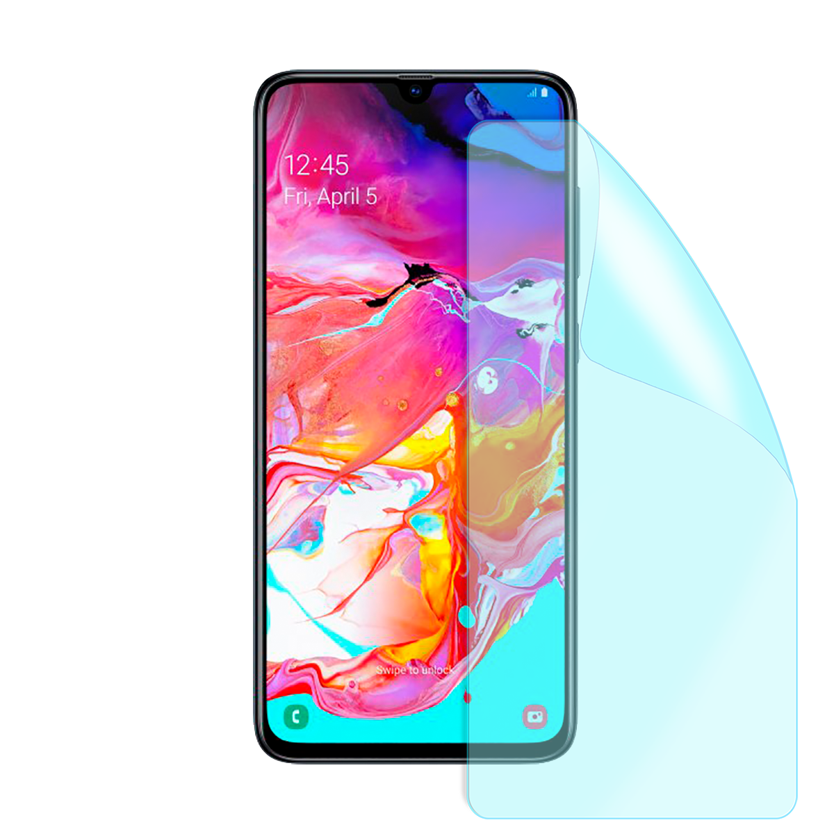 Гидрогелевая пленка для Samsung Galaxy A70 серии grade C (HF-C02SNG-001-035)