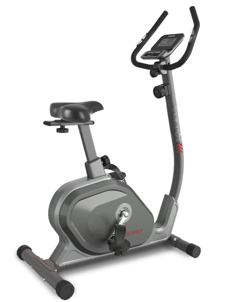 Велотренажер Toorx Upright Bike BRX LCD-дисплей/сенсорные датчики до 110 кг (931446)