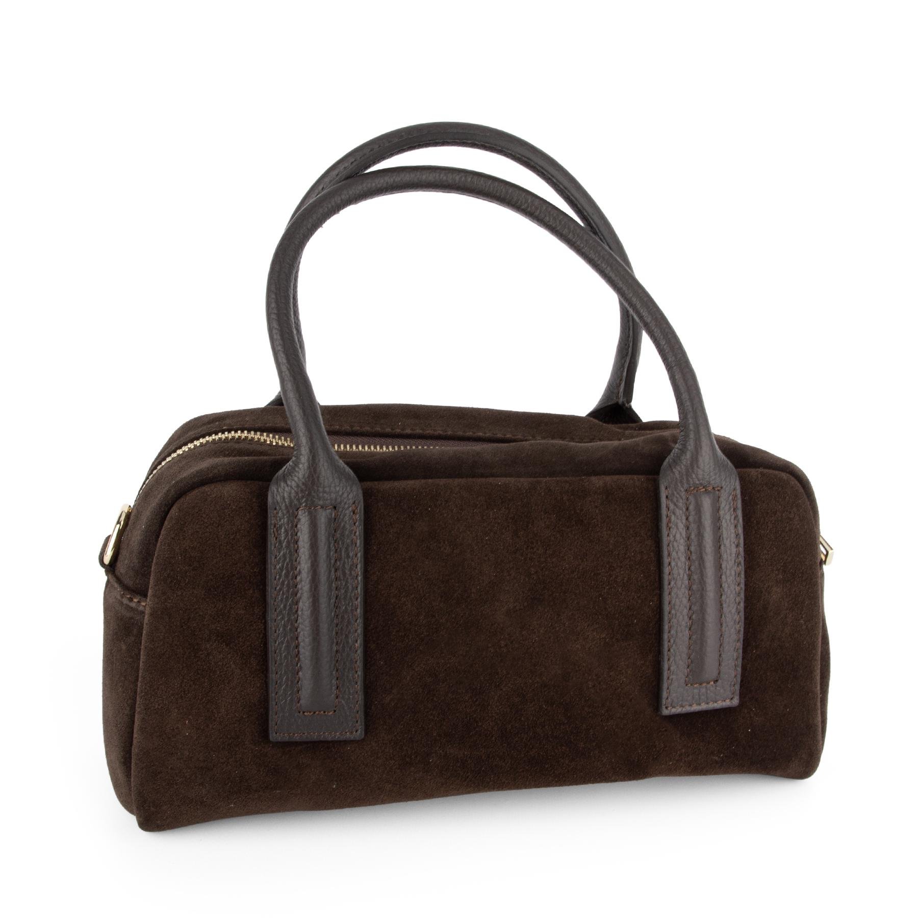 Сумка жіноча Virginia Conti замшева зі ручками Шоколадний (03972) Сумка жіноча Virginia Conti замшева зі ручками Шоколадний (03972)