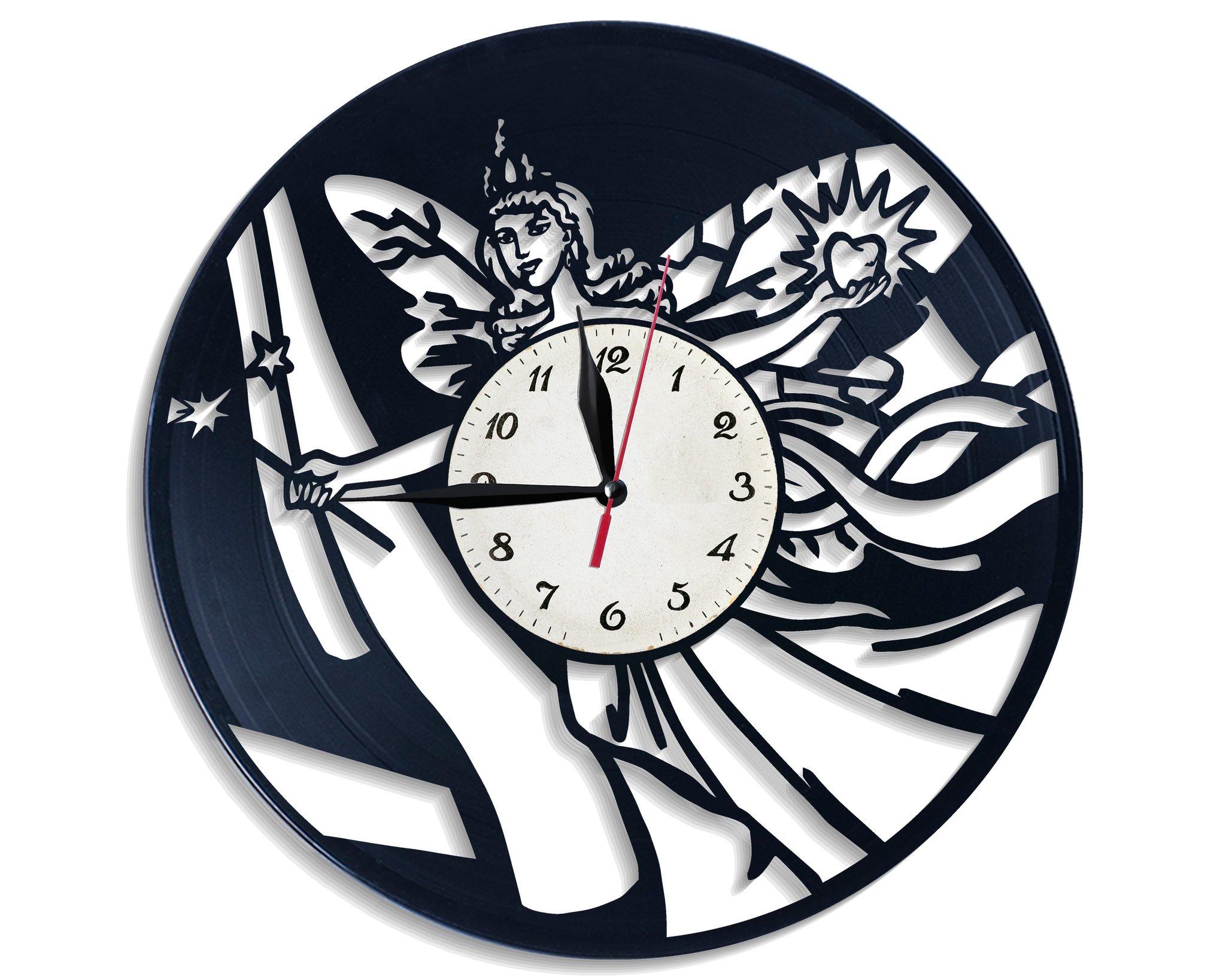 Часы настенные Фея 2611 из виниловой пластинки