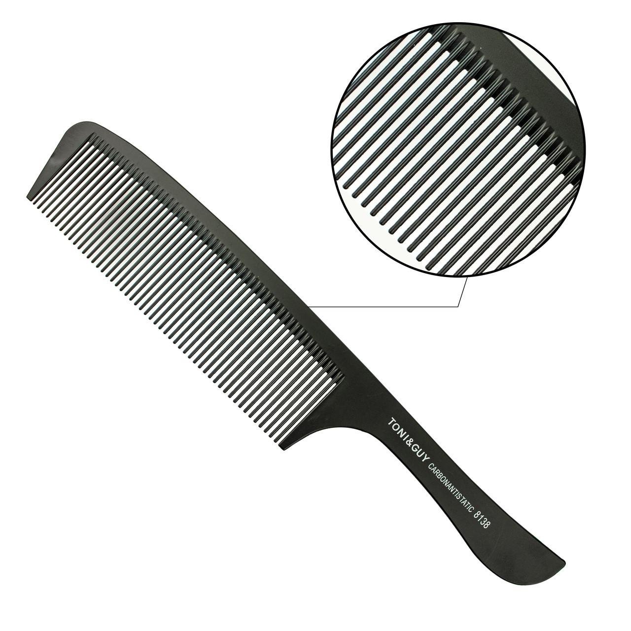 Гребінь T&G 8138 з ручкою Чорний (mslc322012) - фото 2 Гребінь T&G 8138 з ручкою Чорний (mslc322012) - фото 2