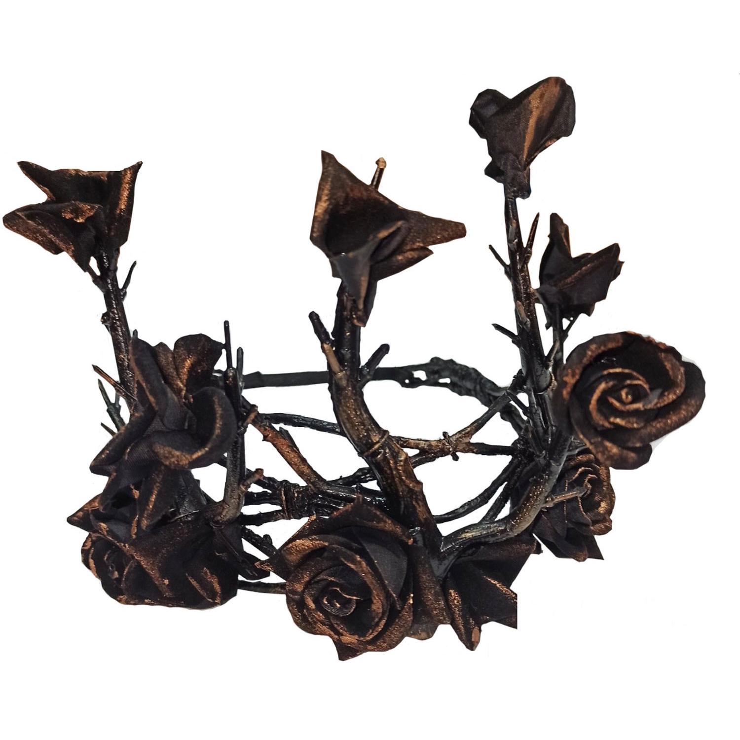 Венок Готический лес SETA Decor 19-989BLK-BZ