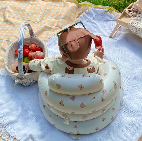 Детское кресло надувное Мишка для детей от 1 года (X01135-1) - фото 6 Детское кресло надувное Мишка для детей от 1 года (X01135-1) - фото 6