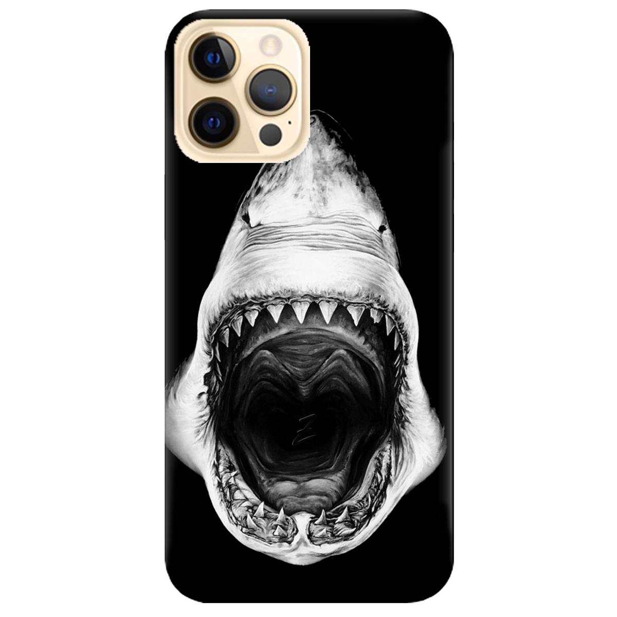 Силиконовый чехол Zorrov для Apple iPhone 12 Pro Max - Dark shark (14060040022088036)