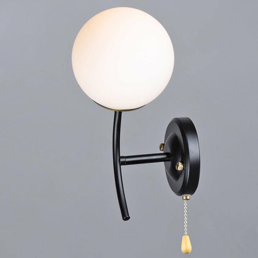 Светильник настенный Бра Lighthouse SRS-20122/1W BK+COP Черный/Белый (113151)