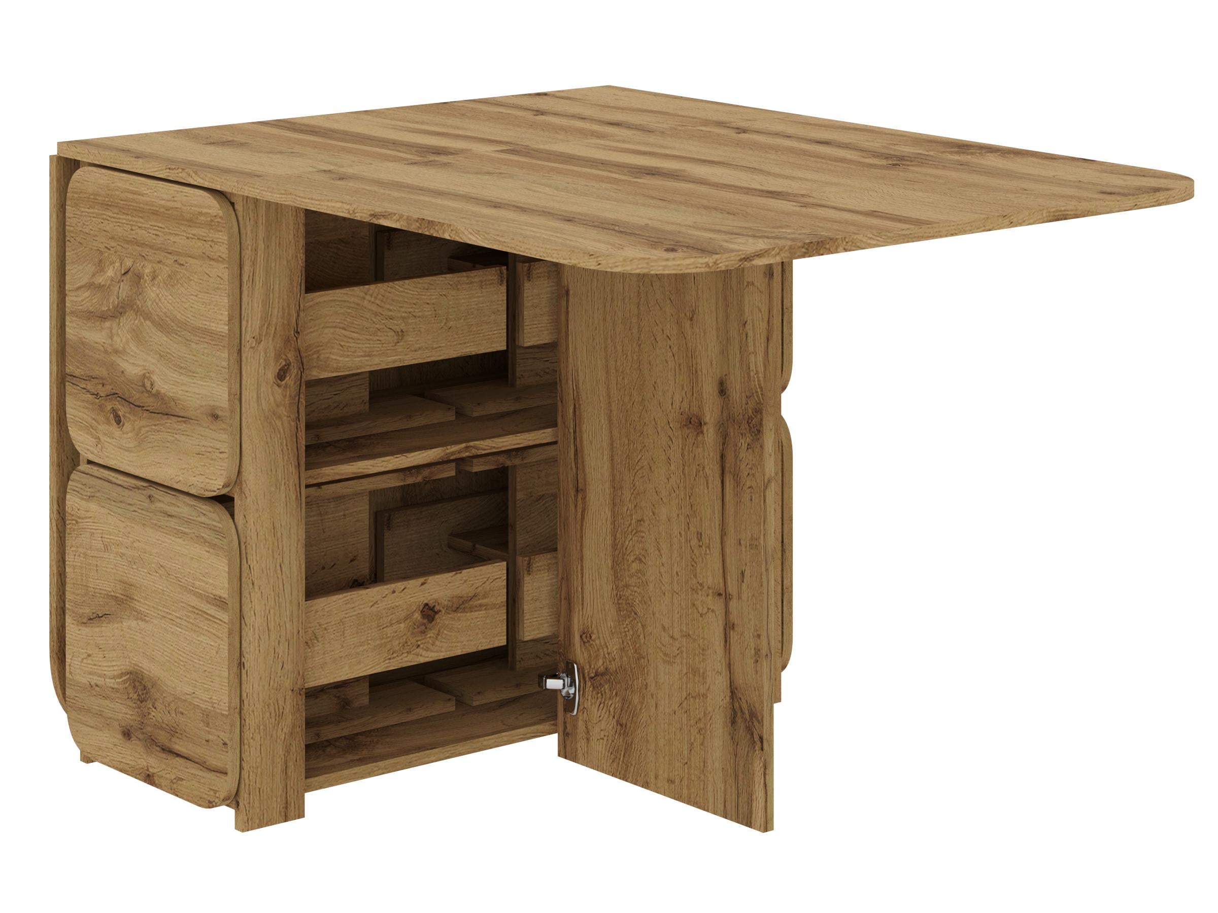 Стол-книжка-7PEHOTIN и 4 табурета 177х86х75 см Дуб тахо (PN-102556)