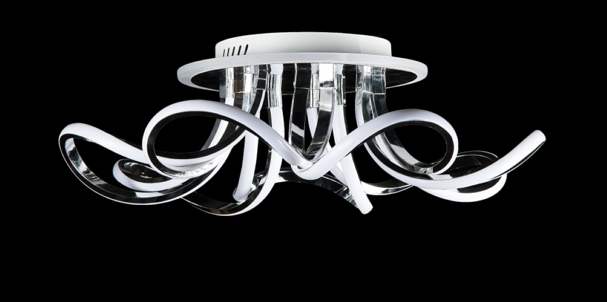 Світлодіодна люстра L78586/7 LED CR Білий/Хром (AN000113)