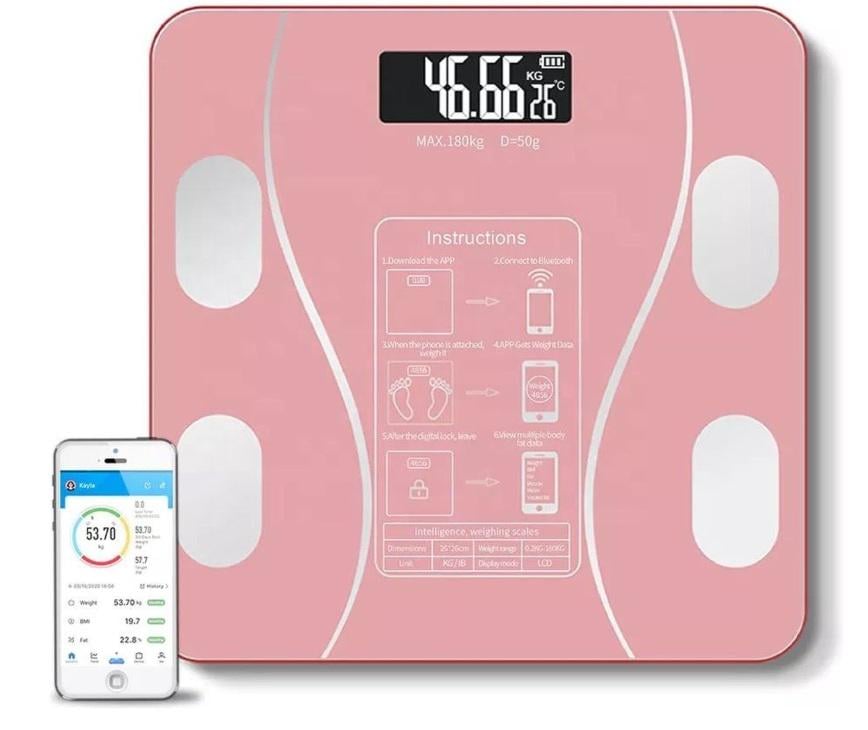 Весы напольные умные фитнес с Bluetooth 180 кг (A-8003) Весы напольные умные фитнес с Bluetooth 180 кг (A-8003)