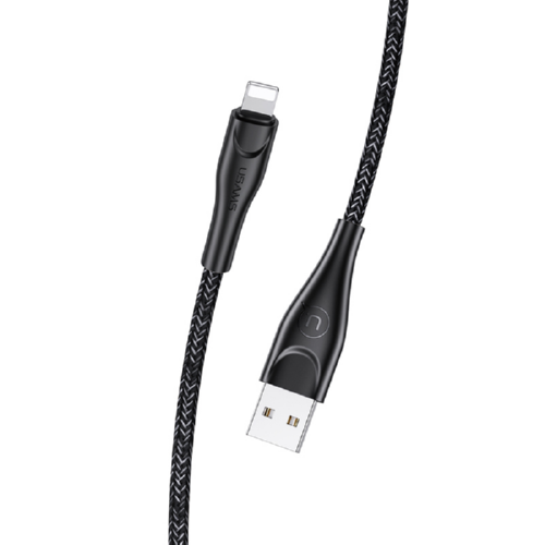 Кабель Usams Lightning Braided US-SJ397 U41 3 м 2A Black - фото 1