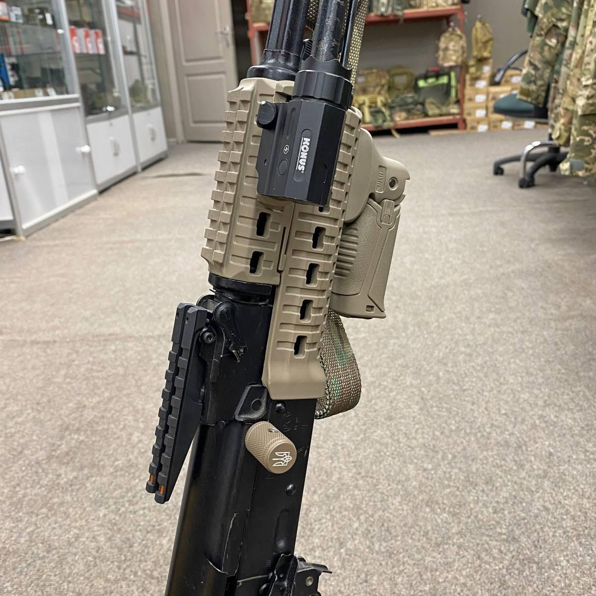 Планка Picatinny для АК на цілик 8 слотів довжина 100 мм. - фото 6 Планка Picatinny для АК на цілик 8 слотів довжина 100 мм. - фото 6