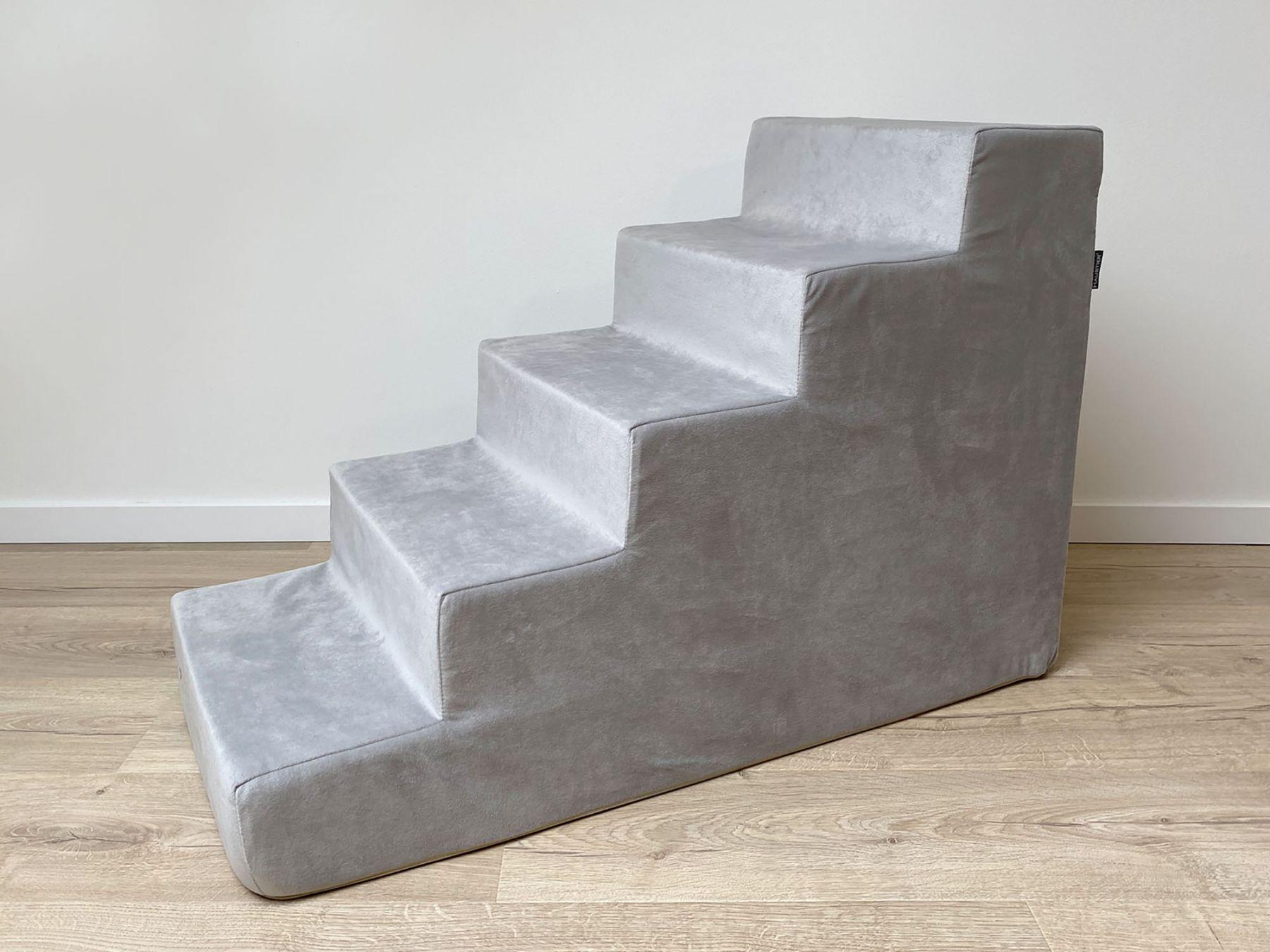 Ступеньки для Собак Haustier Silver 5х-уровневые 90х40х60см (R5-1-029) Ступеньки для Собак Haustier Silver 5х-уровневые 90х40х60см (R5-1-029)