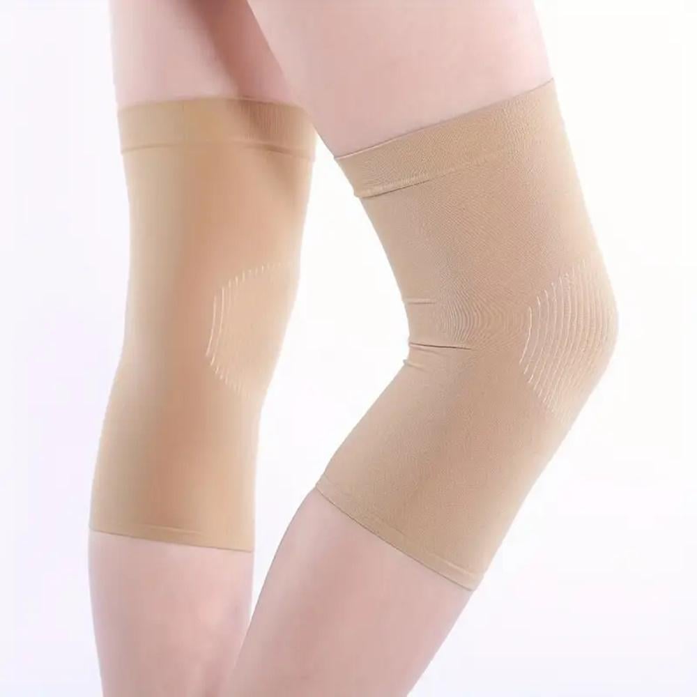 Наколінники компресійні еластичні унісекс 2 шт. OS Бежевий (3000003819) - фото 4 Наколінники компресійні еластичні унісекс 2 шт. OS Бежевий (3000003819) - фото 4
