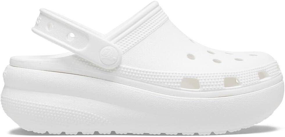 Сабо для дівчинки-підлітка на платформі Crocs Classic Cutie Clog K Wooden р. 36-37 J4 Білий (206991)