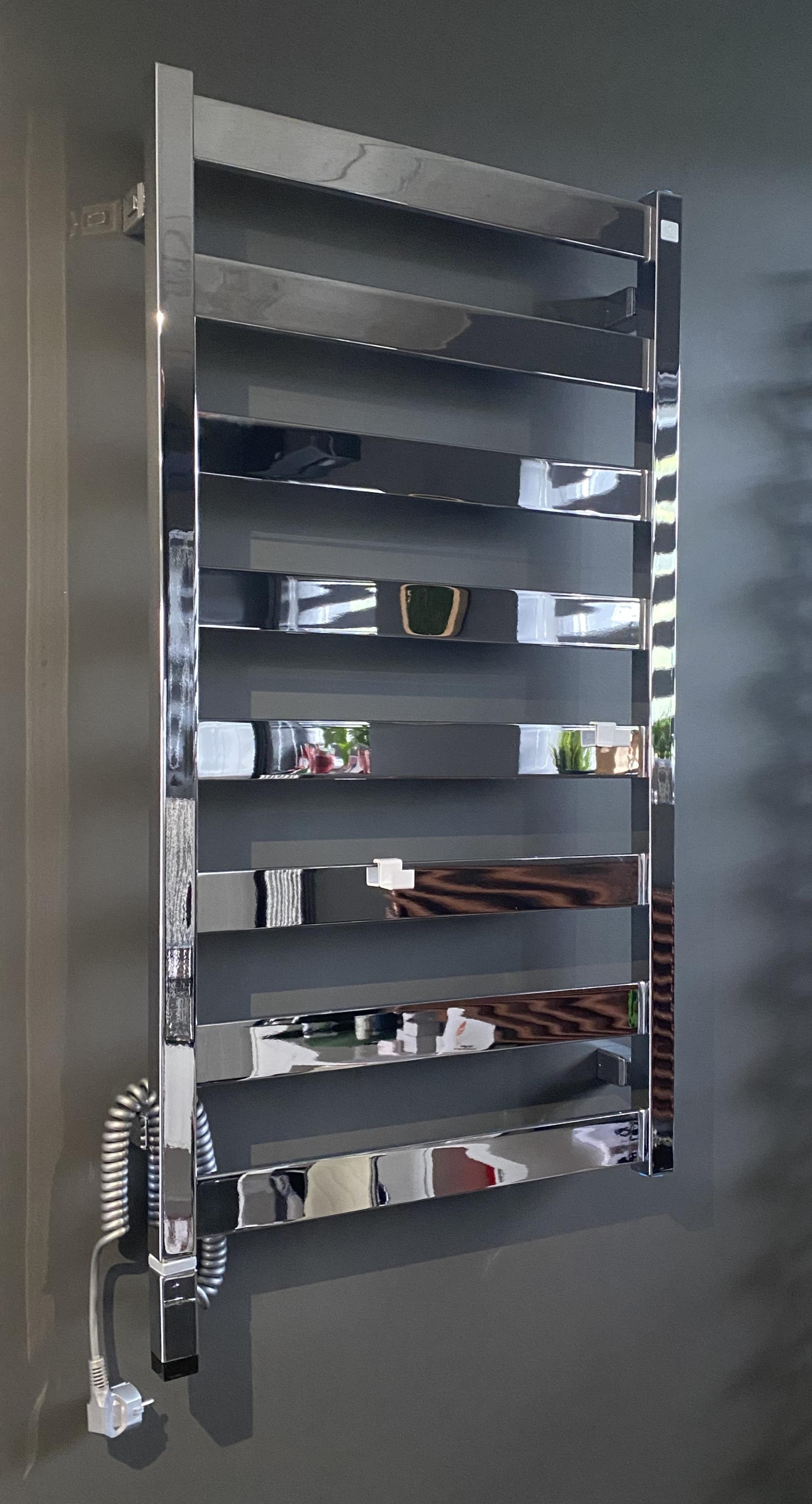 Полотенцесушитель электрический Terma Vivo с ТЄНом One 910x500 мм Chrom (245)