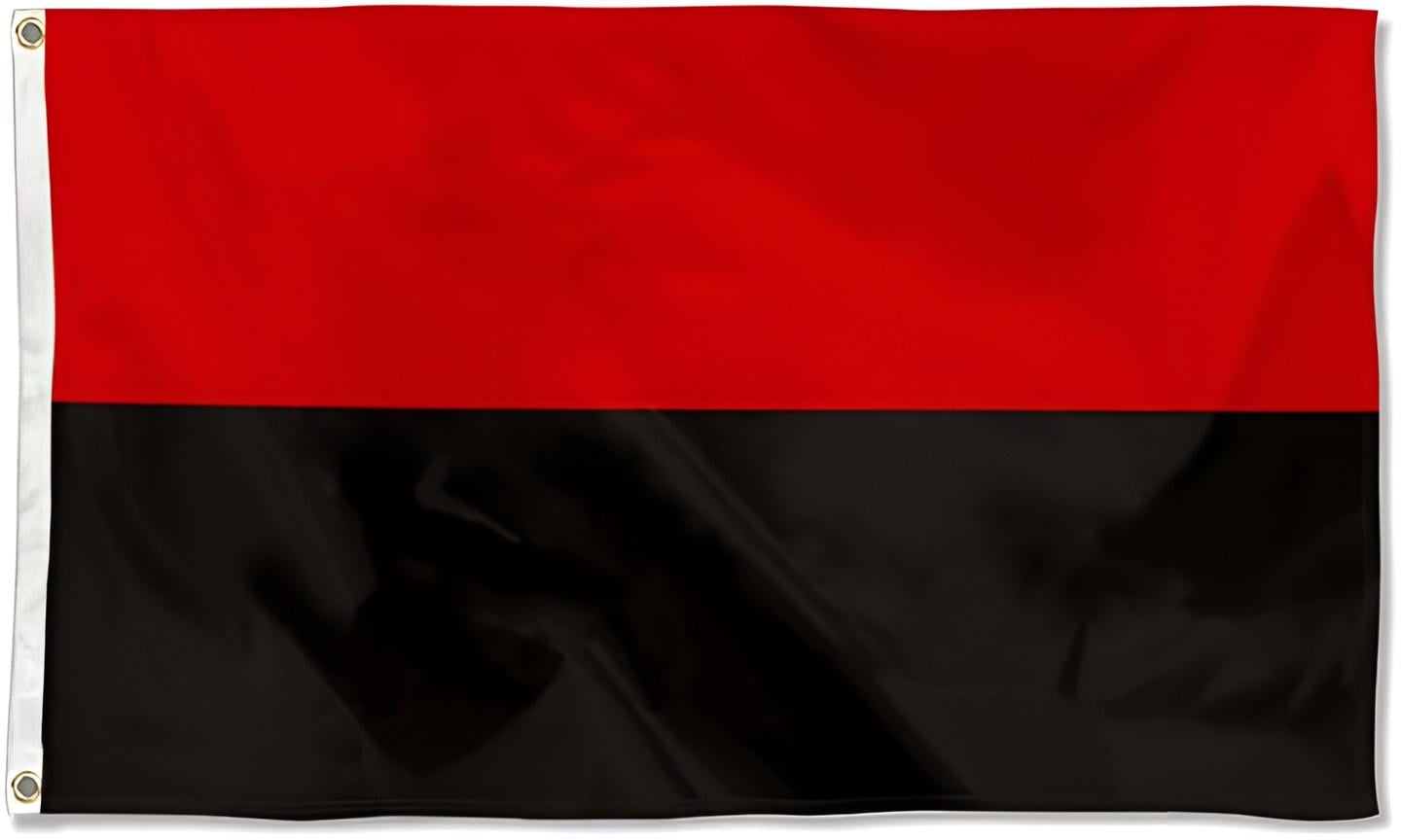 Флаг УПА нейлоновый Kayfovo уличный с клипсами для крепления на флагшток 140х90 см (28912)