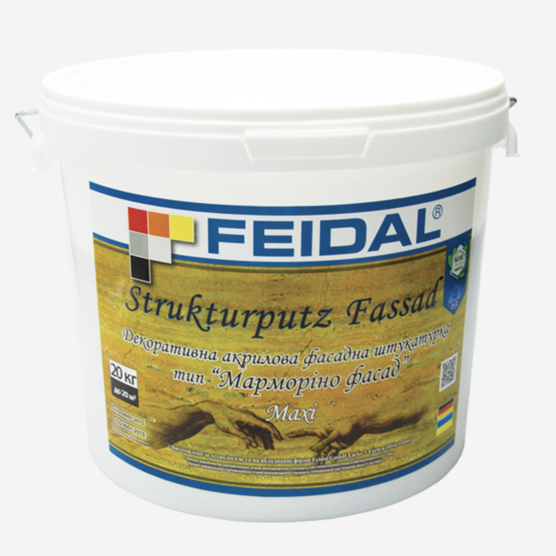 Декоративна штукатурка Strukturputz Fassad maxi Feidal фасадна 20 кг (27581944)