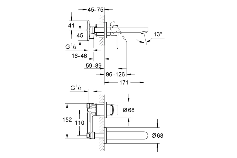 Змішувач для раковини Grohe BauLoop 20289000 (374020) - фото 2