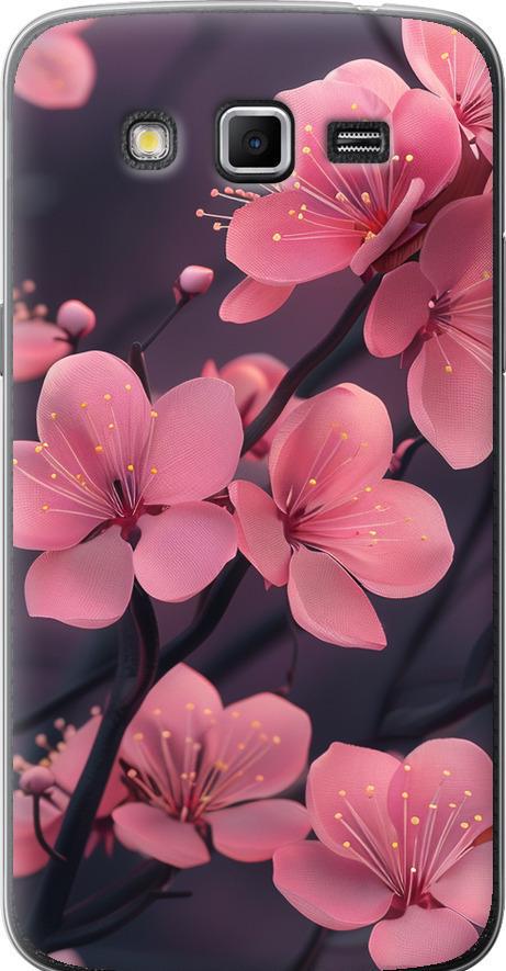 Чехол на Samsung Galaxy Grand 2 G7102 Пурпурная сакура (6075u-41-42517) Чехол на Samsung Galaxy Grand 2 G7102 Пурпурная сакура (6075u-41-42517)