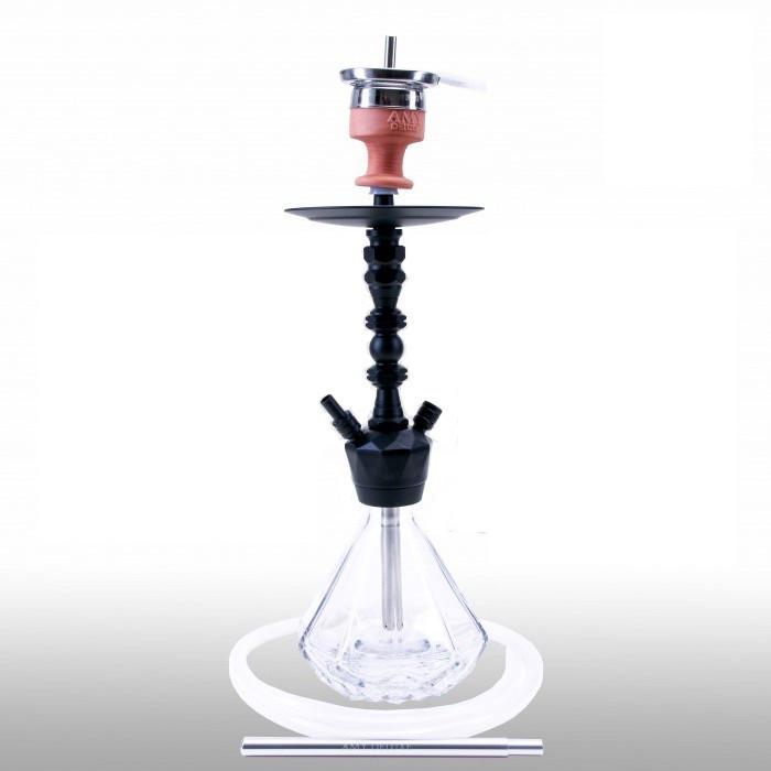 Кальян AMY Deluxe 062 Alu Diamond S на 1 персону 60 см Прозорий (640638050)