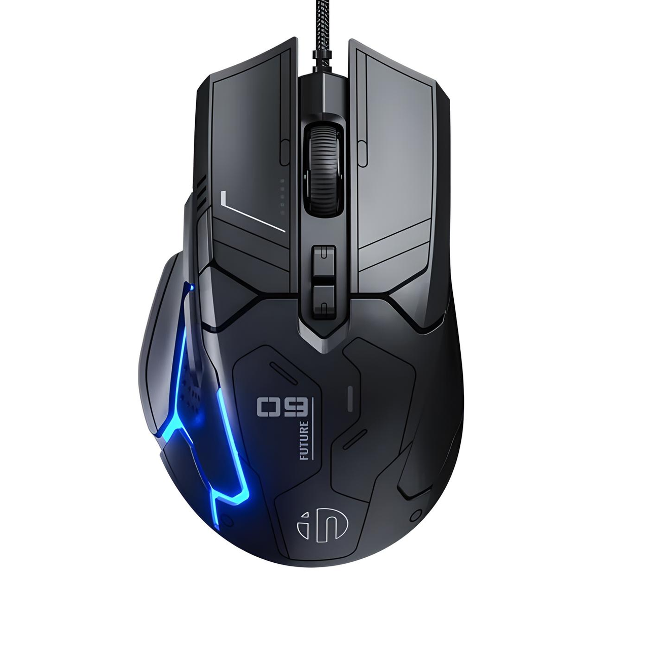 Мышка проводная INPHIC PG9 AI Design с RGB подсветкой 12800 DPI Черный (2571374268) Мышка проводная INPHIC PG9 AI Design с RGB подсветкой 12800 DPI Черный (2571374268)