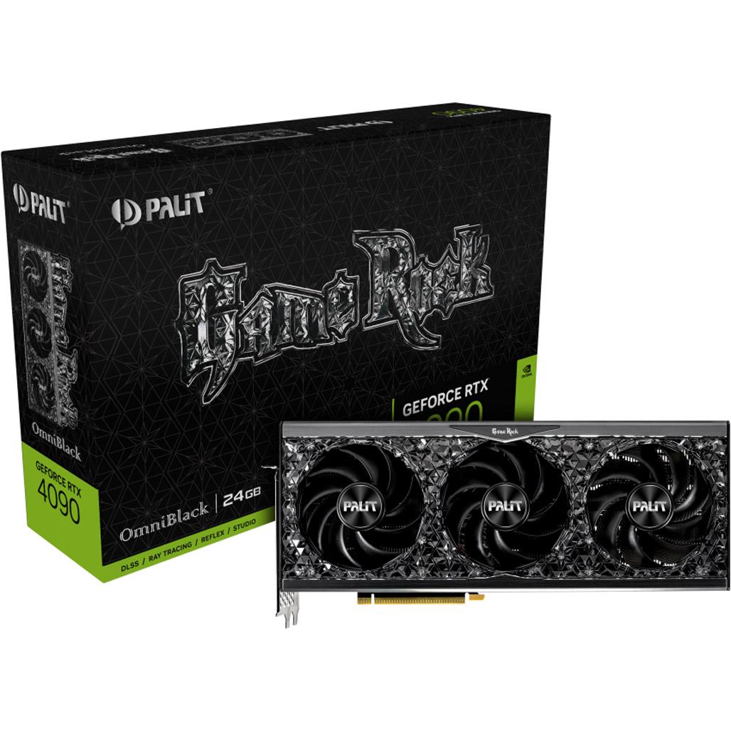 Видеокарта Palit GeForce RTX 4090 24GB GameRock OmniBlack (NED4090019SB-1020Q)