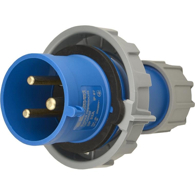 Вилка переносная АСКО-УКРЕМ полиамид серии UCombi 3P 32А IP 67 (A0080010104)