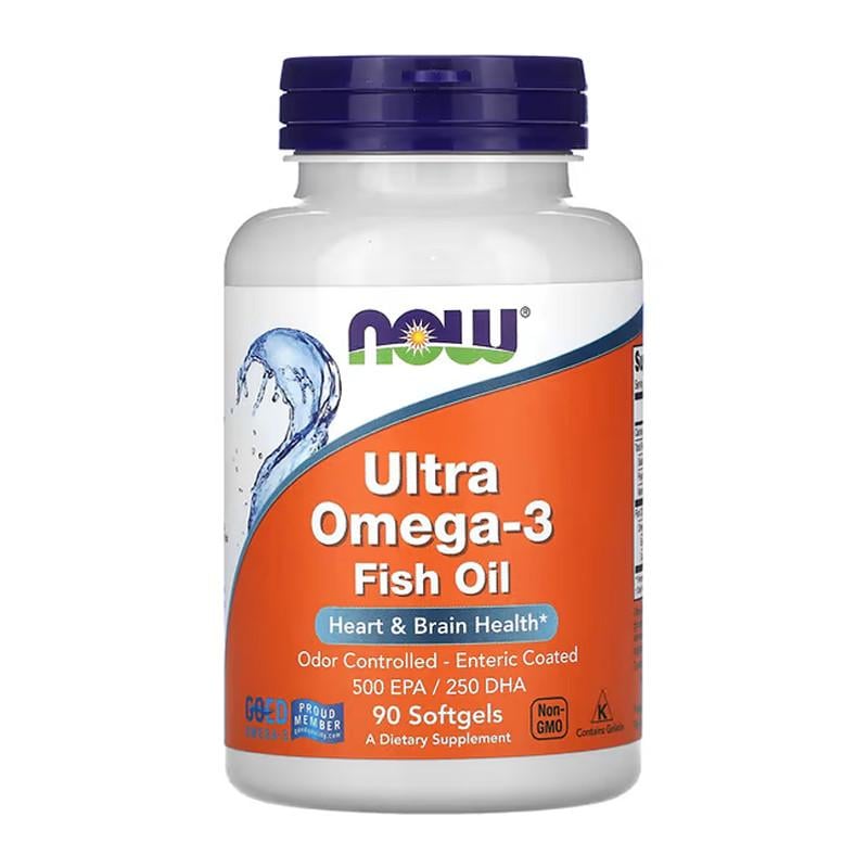 Рыбий жир NOW Ultra Omega-3 90 капс. (06700-01)