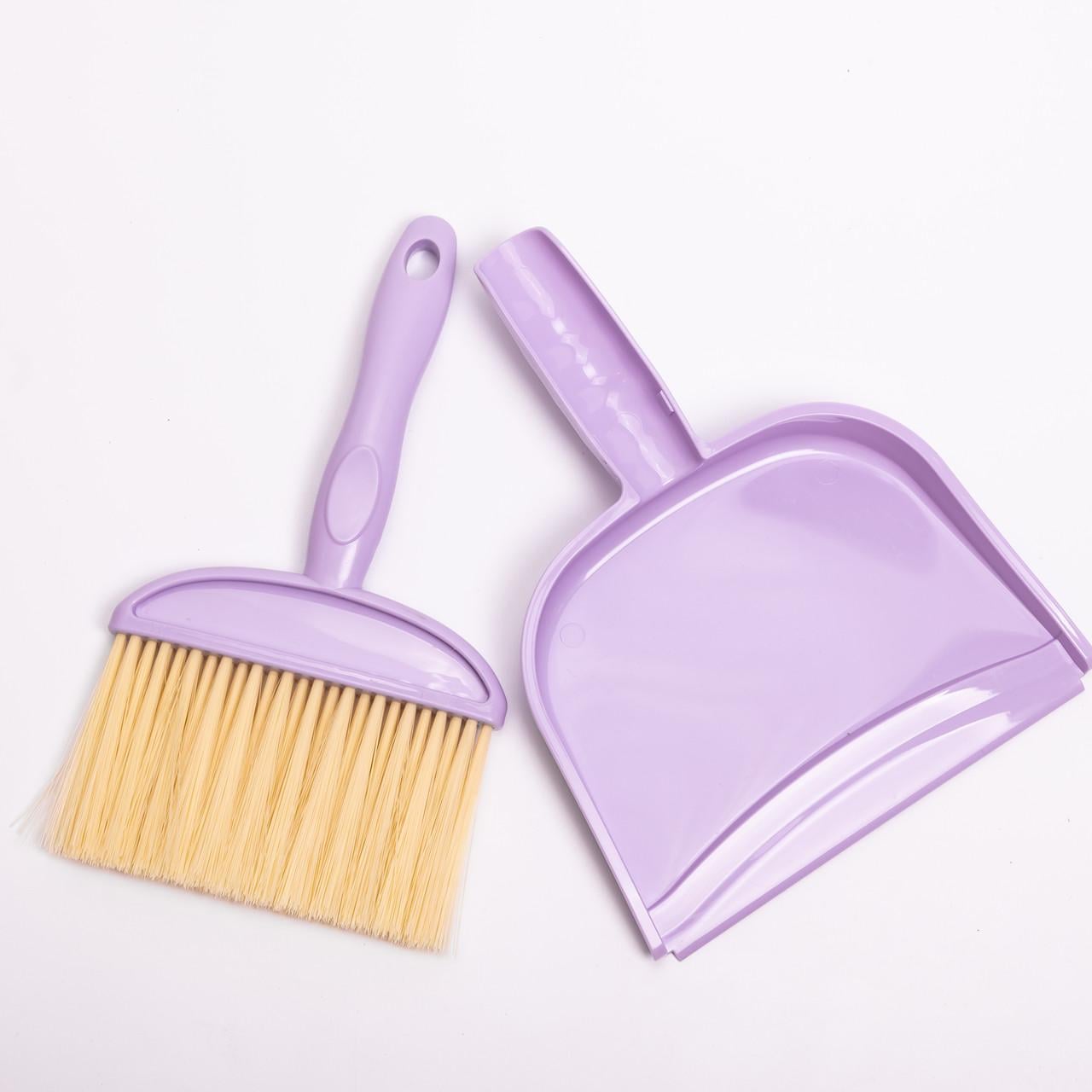 Щетка с совком для пола и твердых поверхностей Фиолетовый (HP-35015-34V)