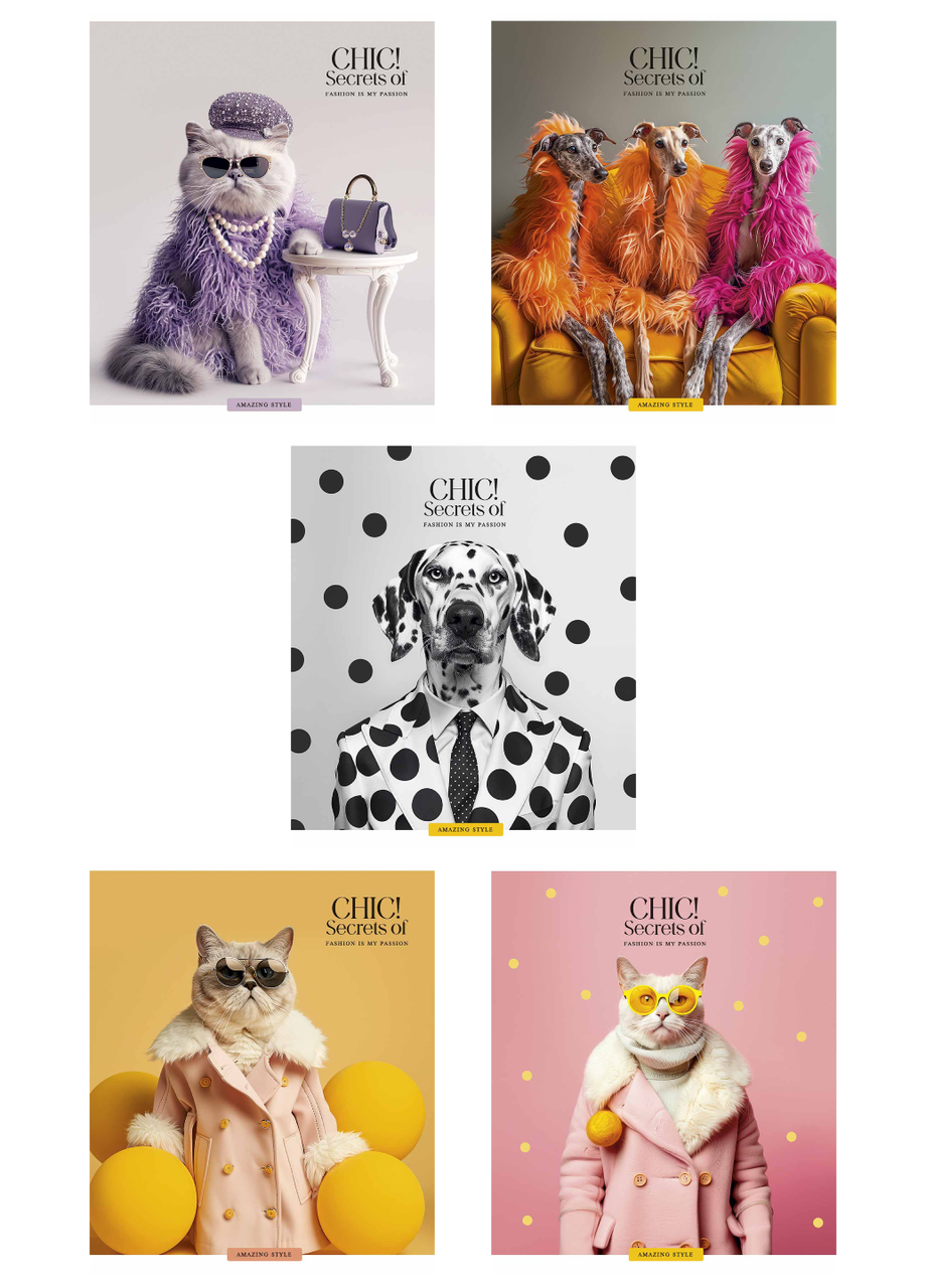 Зошити загальні Школярик Fashion chic у клітинку 36 арк. 5 шт. (3458 4823088231281)