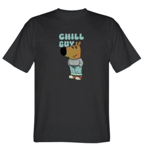 Футболка мужская с надписью "Chill guy" L (18693350-2-209480-L)