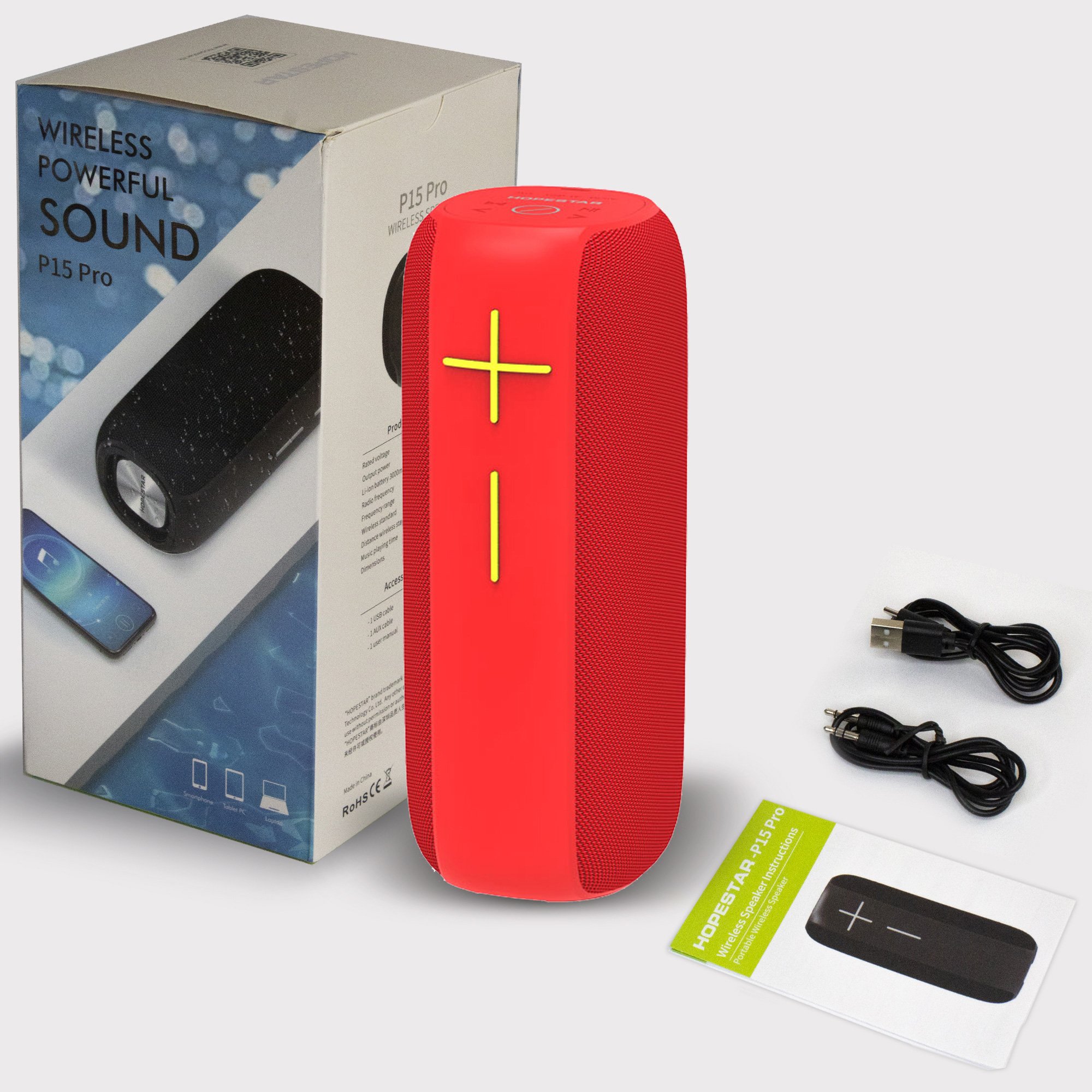 Акустическая система Hopestar P15 Pro Красный - фото 1 Акустическая система Hopestar P15 Pro Красный - фото 1