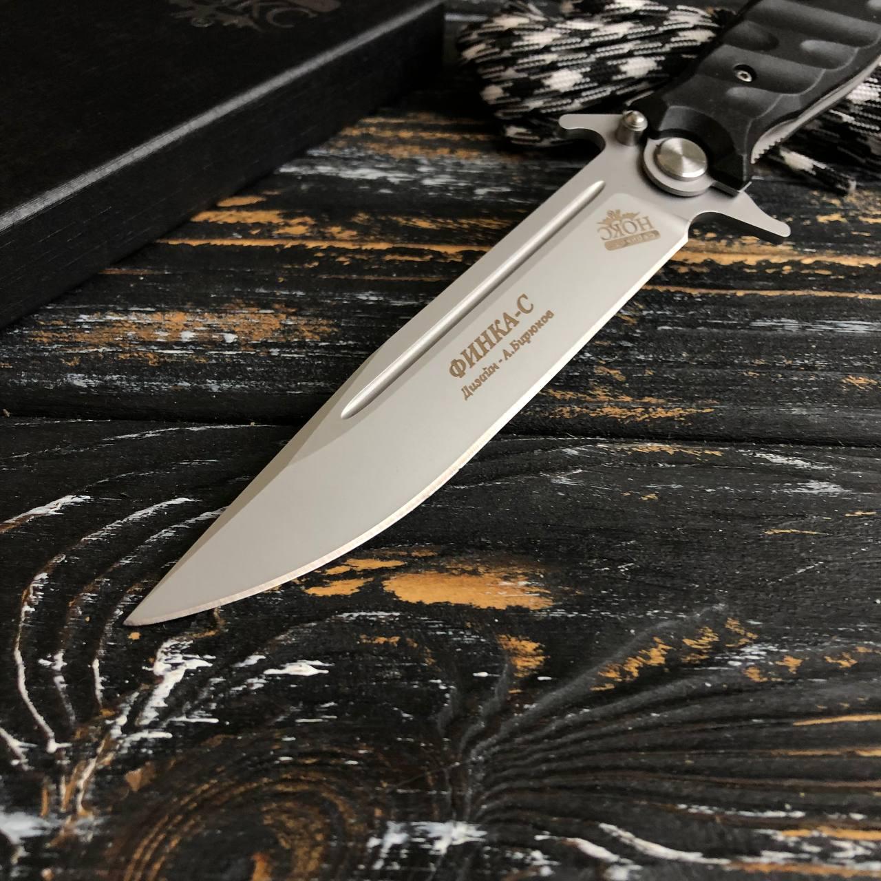 Ніж складаний туристичний Финка-С Нокс клинок 12 см (240) - фото 2