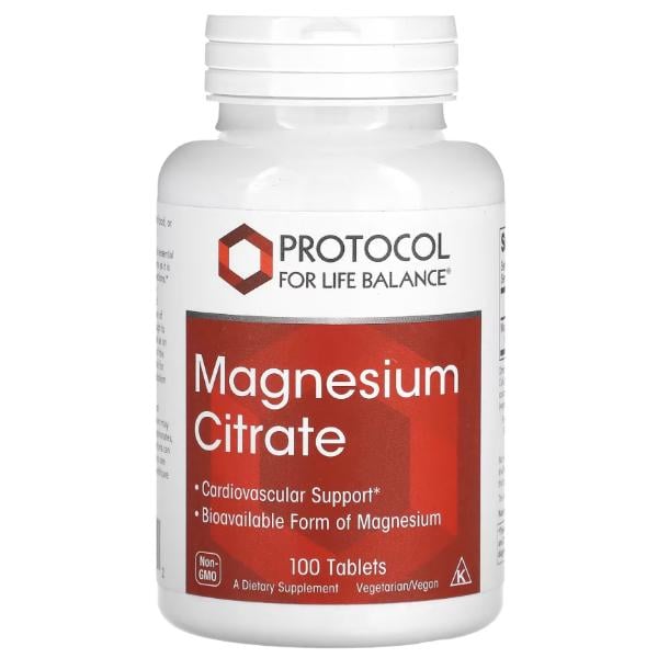 Микроэлемент Магний Protocol for Life Balance Magnesium Citrate 200 мг 100 табл. (23713041)
