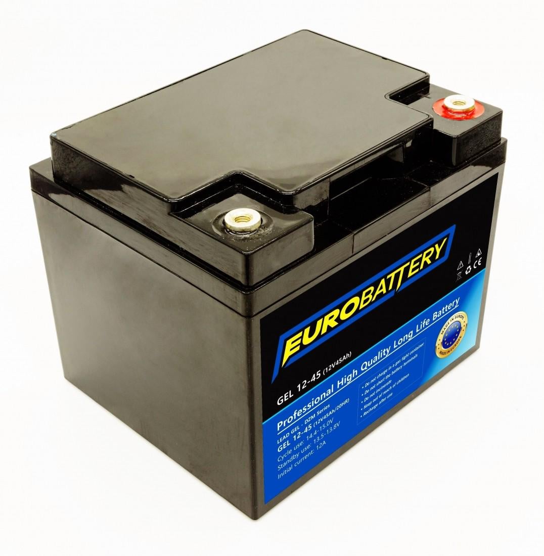 Аккумуляторная батарея гелевая EuroBattery 12V 45 Ah (11789) Аккумуляторная батарея гелевая EuroBattery 12V 45 Ah (11789)