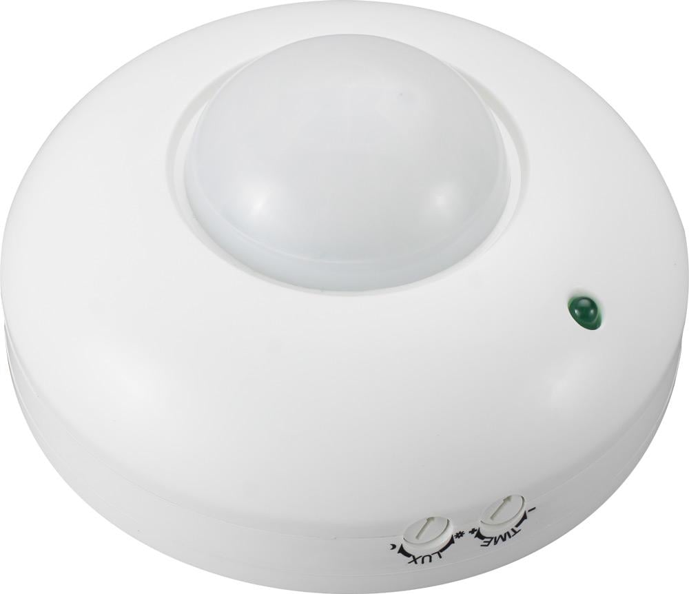 Датчик движения инфракрасный E.NEXT e.sensor.pir.07.white 1200 Вт 360° до 6 м IP20 Белый (s061001)
