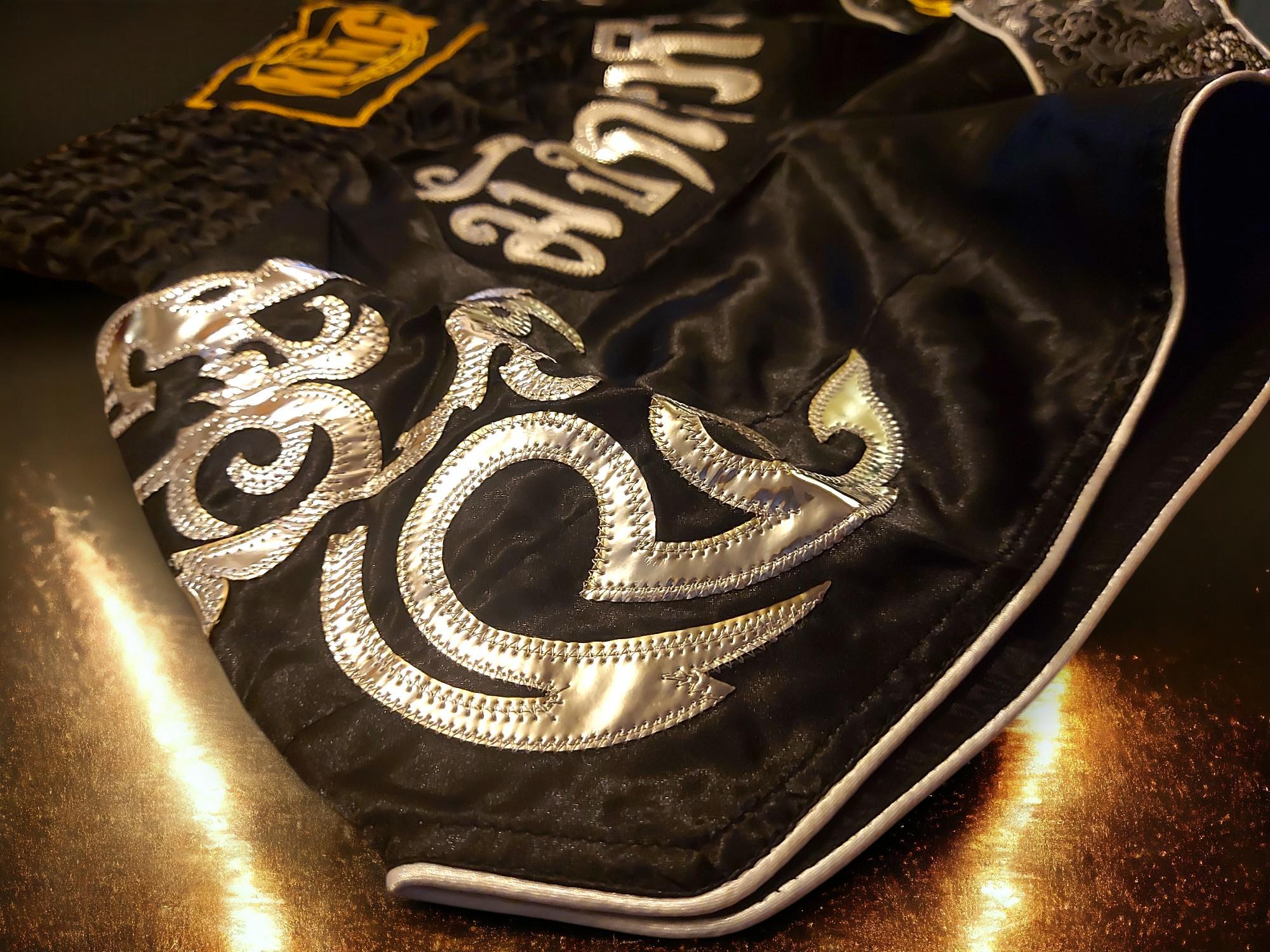 Шорти для тайського боксу GDragon Sport чоловічі Чорний (4_1_М_9) - фото 4