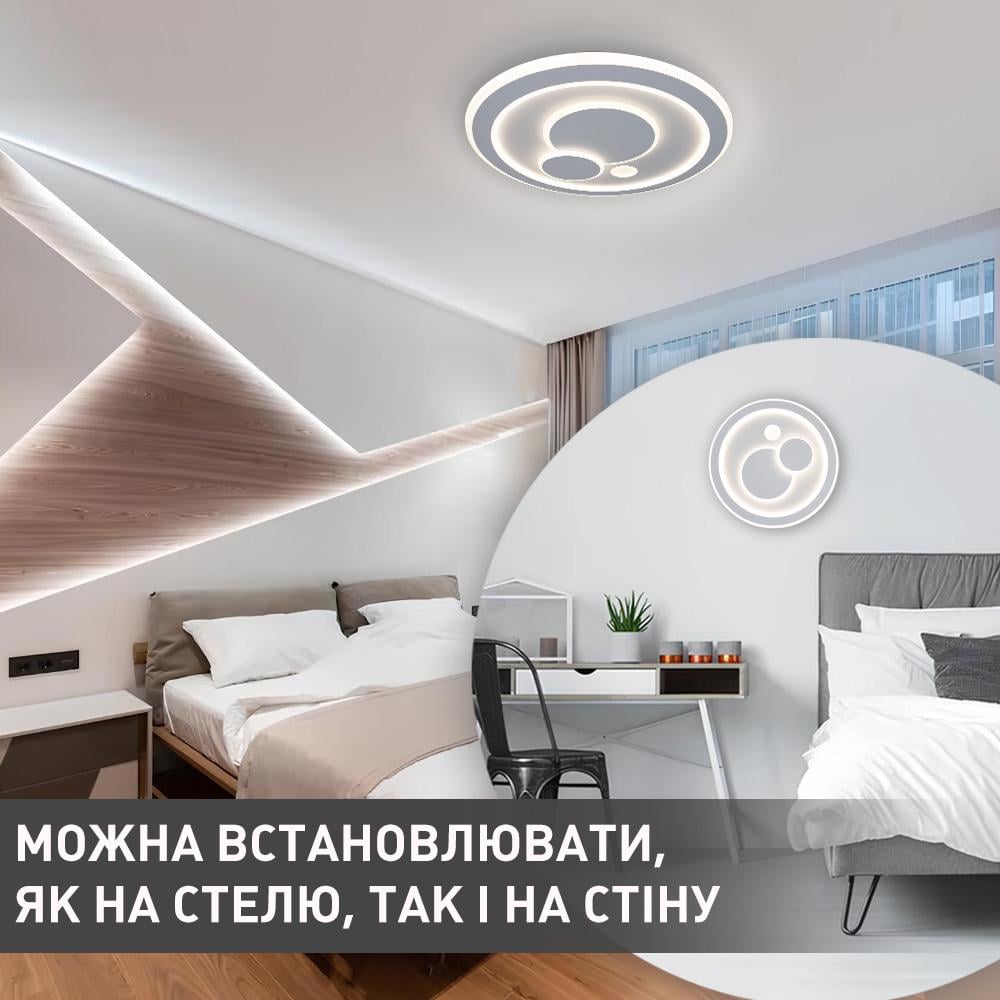 Люстра светодиодная ESLLSE BOOM 100 APP 100 Вт Белый (10010-1) - фото 8