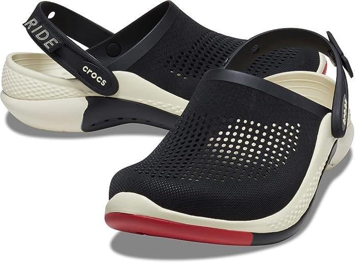 Сабо Crocs Literide 360 Ombre Marbled Clog р. 39-40 Чорний (19070)