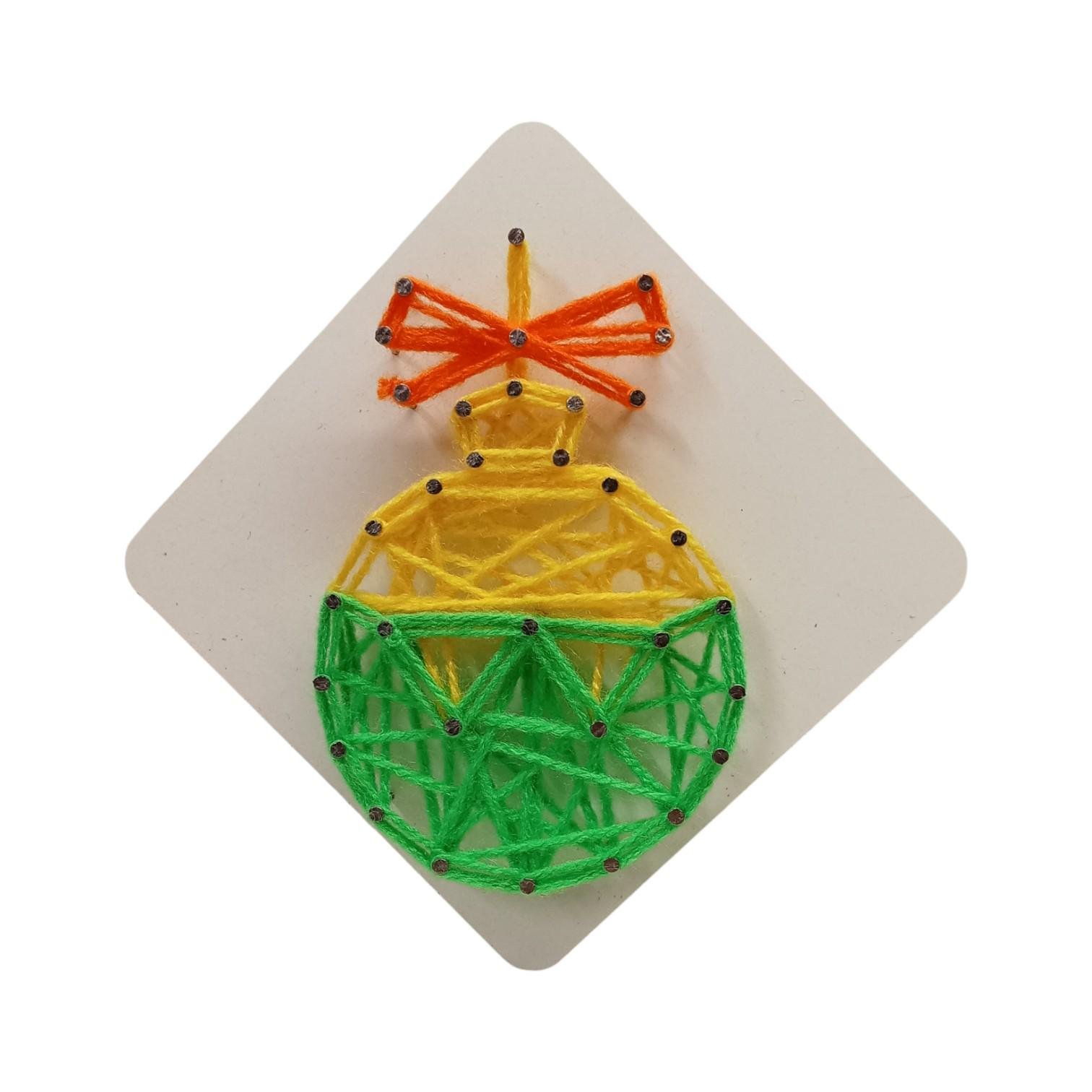 Творчий набір стрінг-арт "Іграшка" 100х100 мм (30686643)