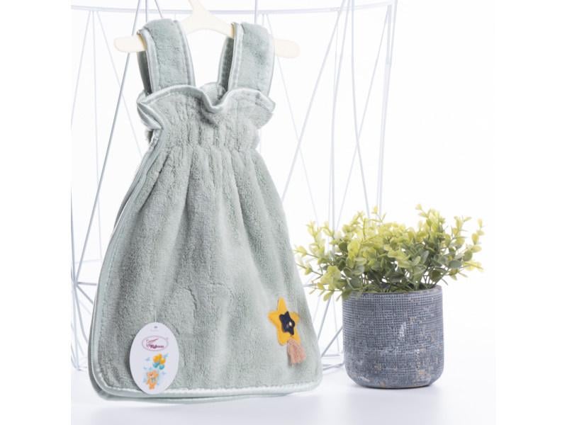 Полотенце кухонное микрофибра Платье 6133 Зеленый (DR008944)