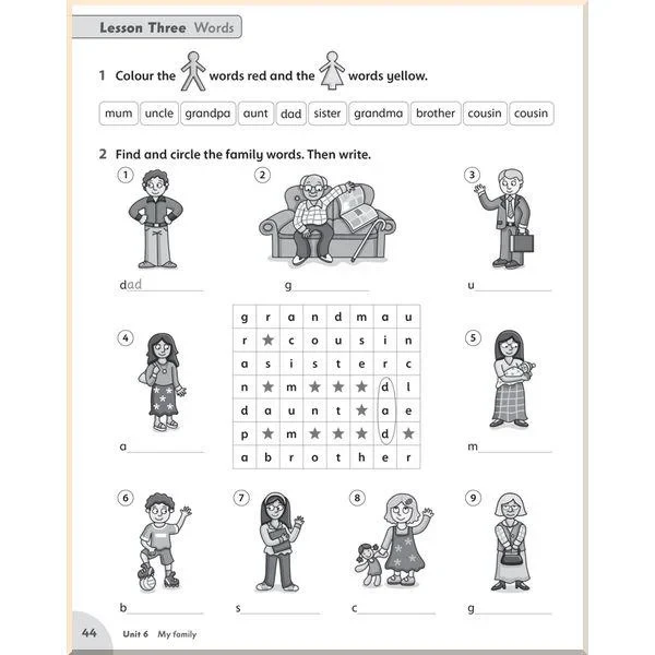 ᐉ Рабочая тетрадь Family and Friends 2nd Edition 1 Workbook Edition for ...