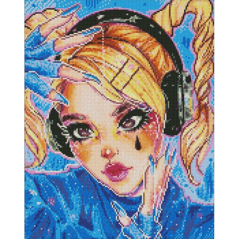 Картина по номерам Ideyka Ритмическая музыка алмазна вишивка мозаїка 40х50 см (VM-127-A-76)