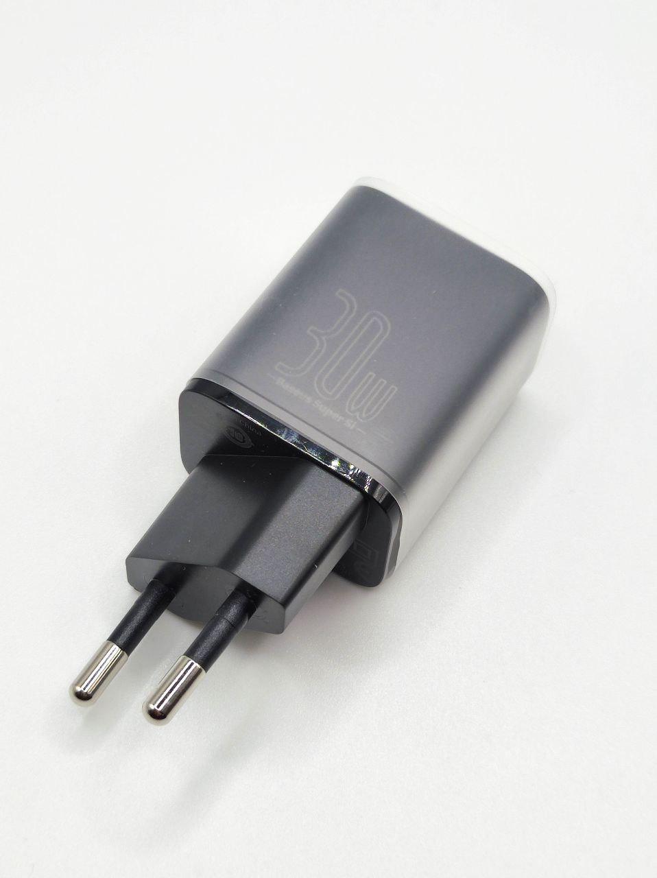 Зарядний пристрій Baseus Super Si Quick Charger 1C PD3.0 30W Type-C 3A - фото 4
