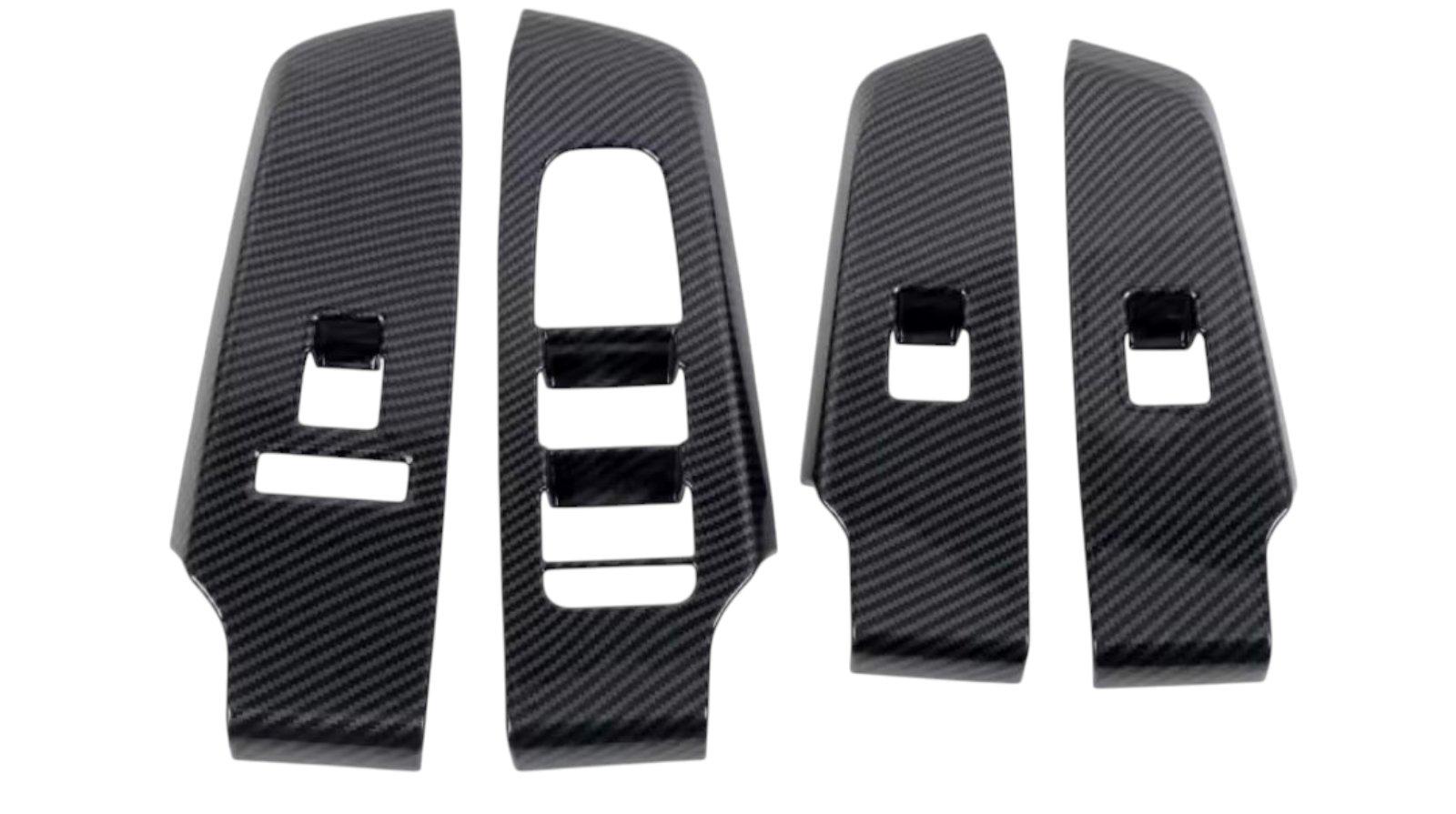 Накладки на підлокотники Mitsubishi Outlander 4 2022-2025 р. 4 шт. Карбон (27455798)