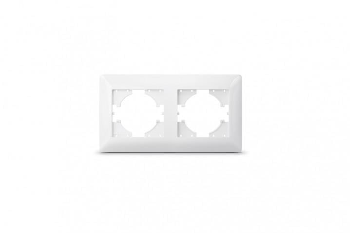 Рамка горизонтальная TITANUM Standard TF-ST-FR2H-W Рамка горизонтальная TITANUM Standard TF-ST-FR2H-W