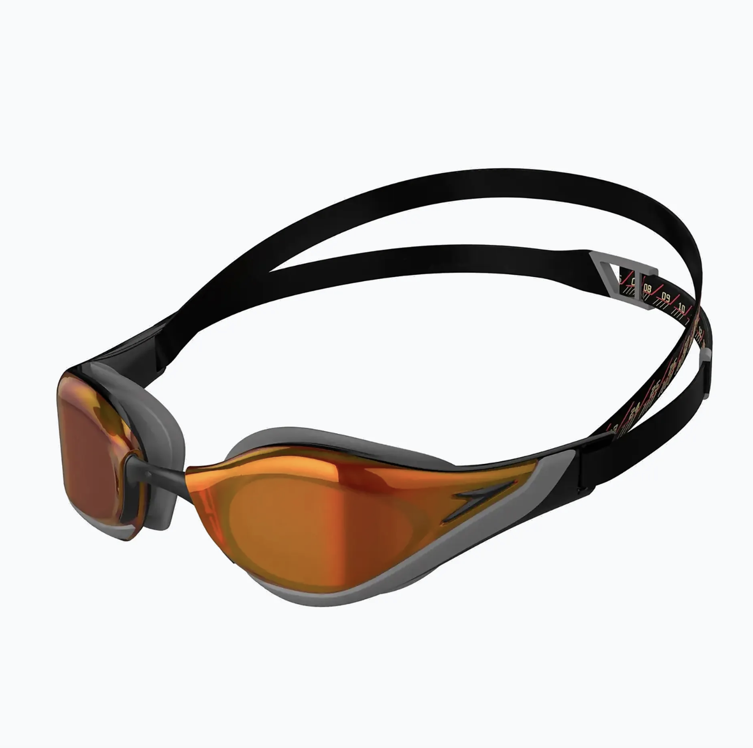 Окуляри для плавання змагальні Speedo FASTSKIN PURE FOCUS GOG mirror AU Сірий дзеркальний (8-11778A260)